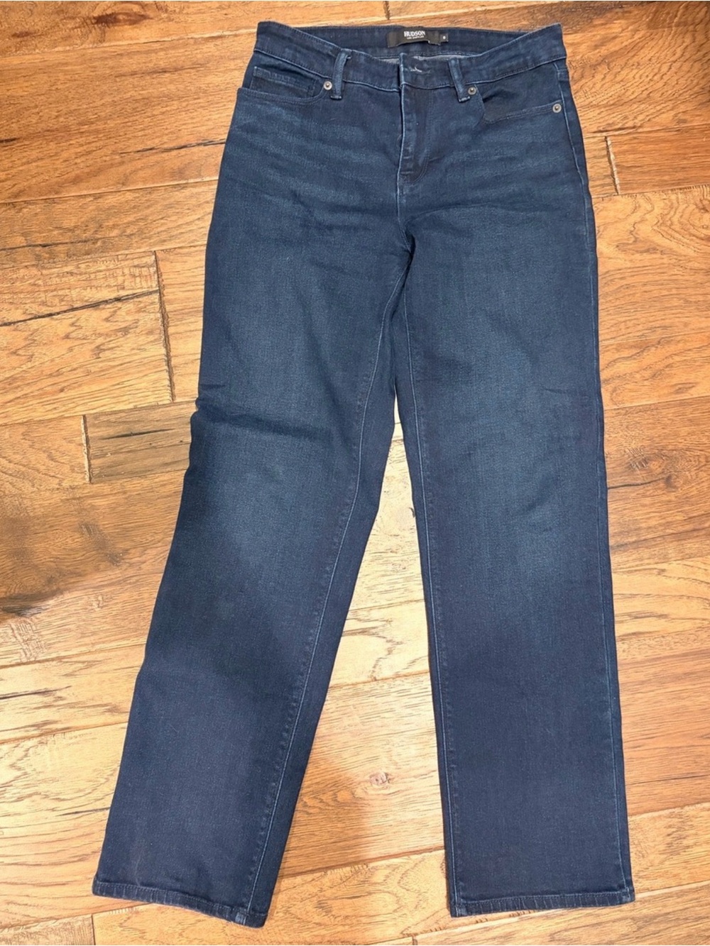 Hudson Jeans Women's Dark Indigo Straight Leg Jeans